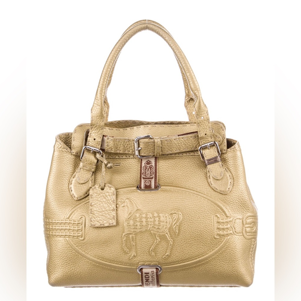 Authentic Fendi Bag- Villa Borghese Gold